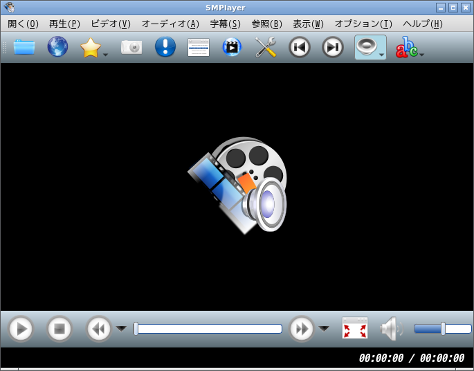 「LXQt FreeBSD 13.1」-「SMPlayer」「起動直後」