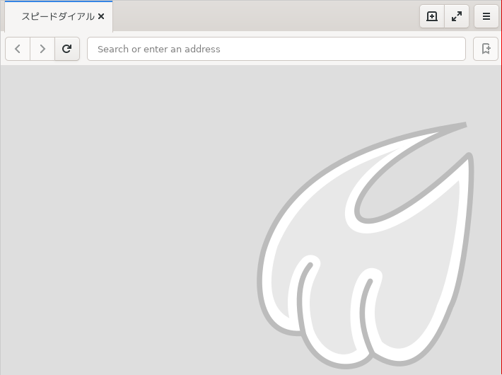 「cwm FreeBSD 13.2」-「Midori」「起動直後」