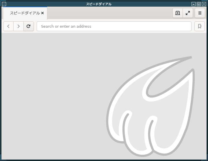 「fvwm FreeBSD 13.2」-「Midori」「起動直後」