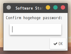 「GhostBSD 20.01 MATE」-「認証」