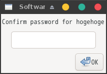 「GhostBSD 23.10.1 XFCE」-「認証」