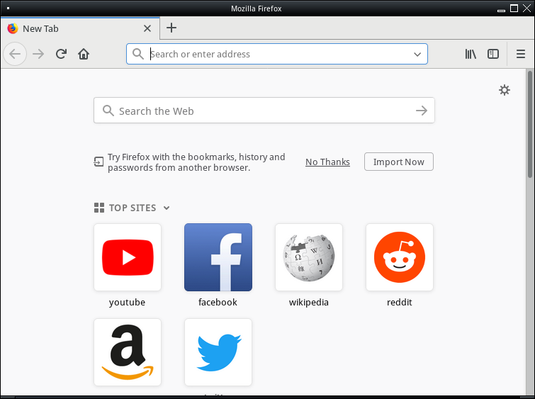 TrueOS - Firefox