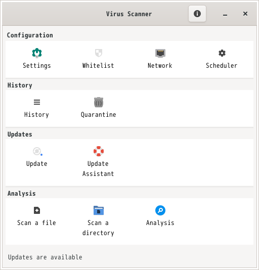 「NomadBSD 131R」-「ClamTk」「起動直後」