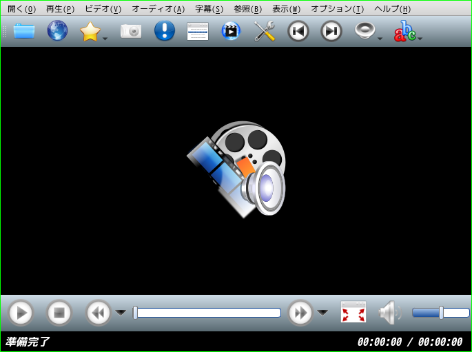 「spectrwm FreeBSD 14.0」-「SMPlayer」「起動直後」