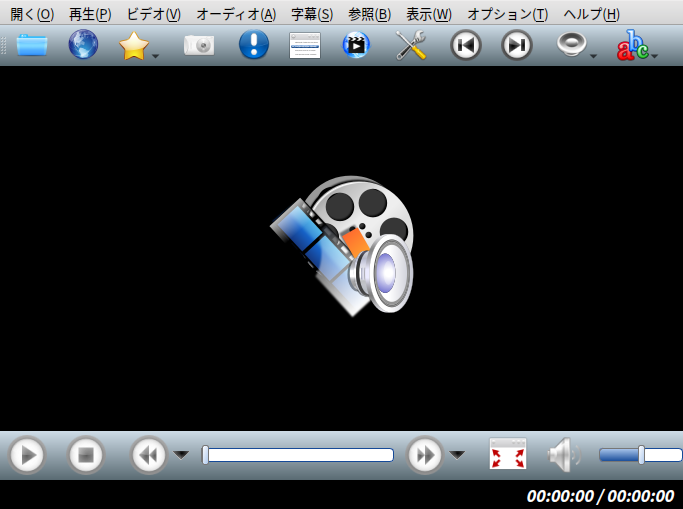 「Ubuntu Kylin 23.04」-「SMPlayer」「起動直後」