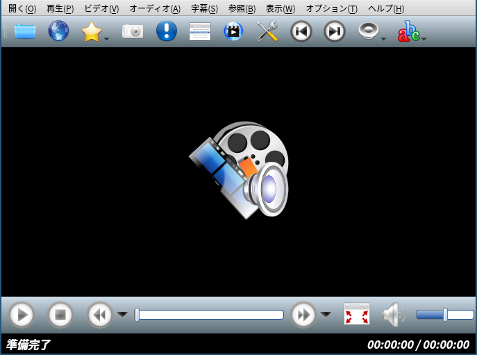 「Fedora 35 i3wm」-「SMPlayer」「起動直後」