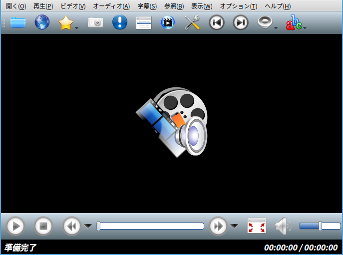 「Fedora 37 i3wm」-「SMPlayer」「起動直後」