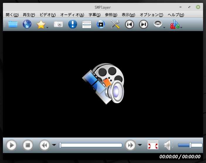 「Mint 20.1 MATE」-「SMPlayer」「起動直後」
