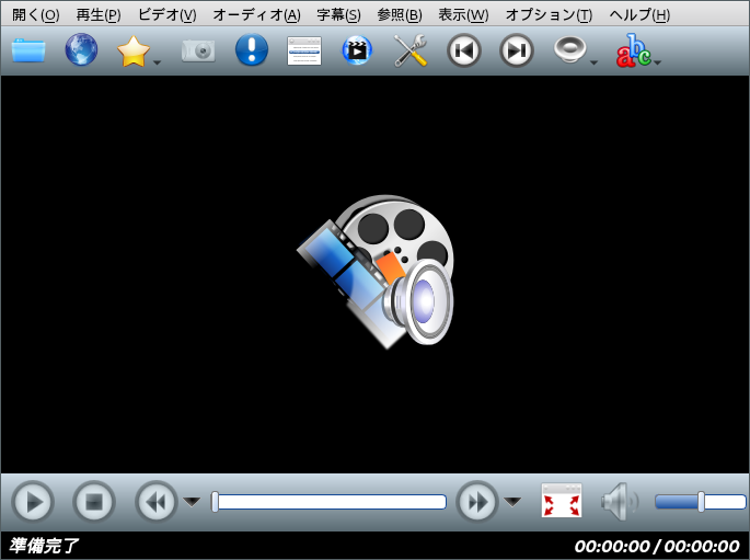 「Manjaro 21.0 i3wm」-「SMPlayer」「起動直後」