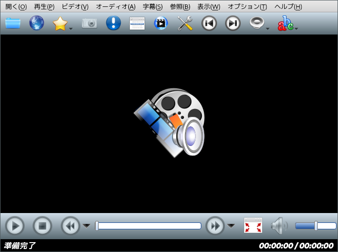 「Manjaro 21.3 i3wm」-「SMPlayer」「起動直後」