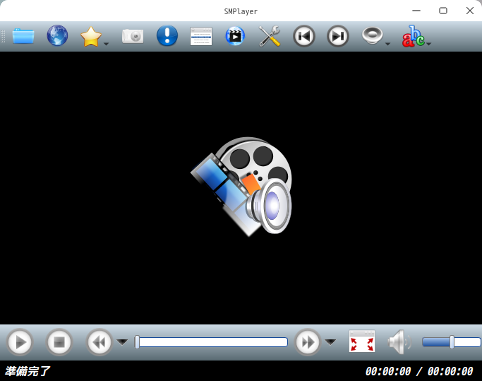 「Manjaro 21.3 Cutefish」-「SMPlayer」「起動直後」
