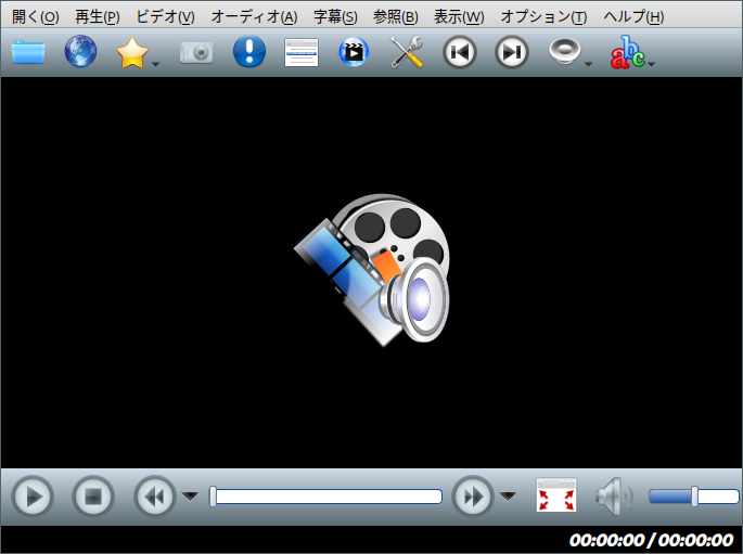「Manjaro 23.0 i3wm」-「SMPlayer」「起動直後」