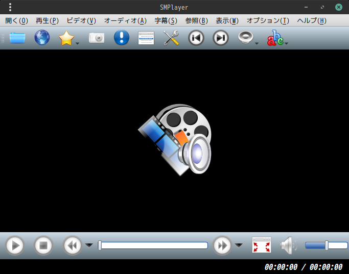 「Manjaro 24.0 Cinnamon」-「SMPlayer」「起動直後」