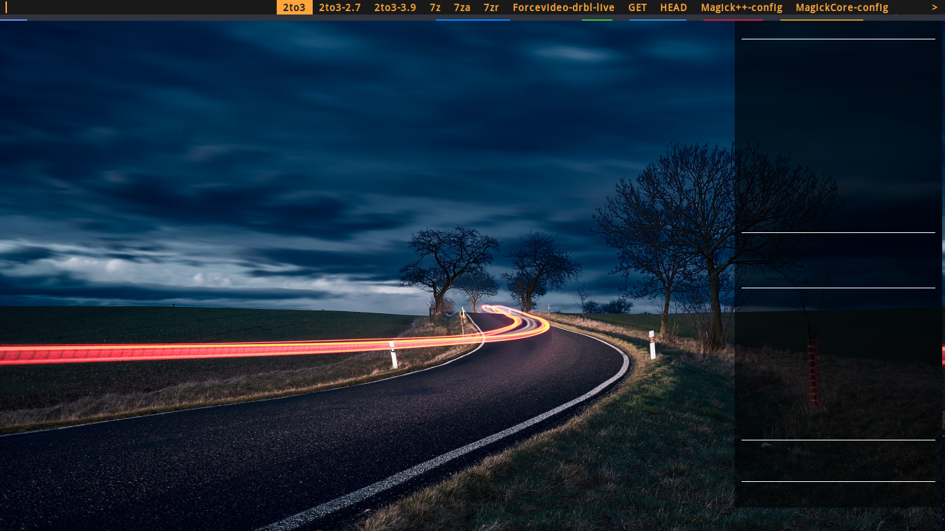 「ArcoLinux 20.11.9 xmonad」-「デフォルトのデスクトップ・メニュー」