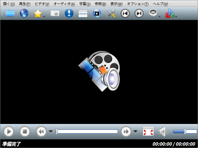 「EndeavourOS 2024.04.20」-「SMPlayer」「起動直後」