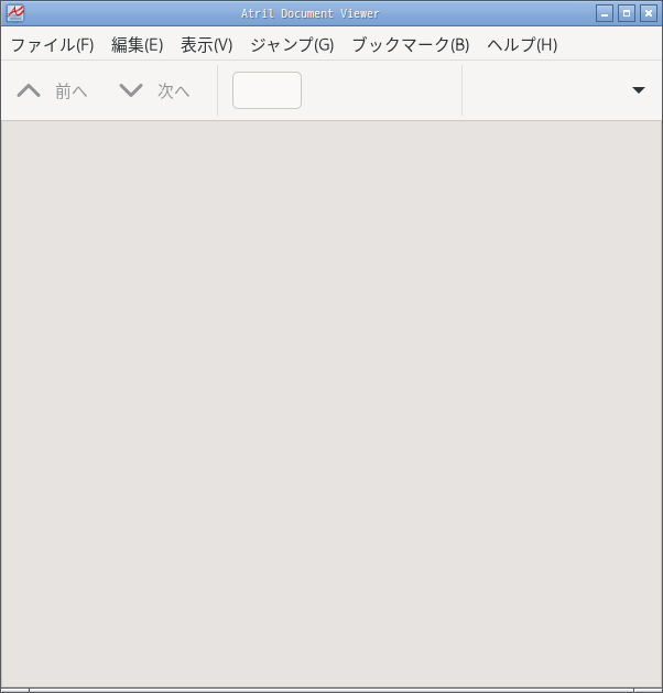 「EndeavourOS 2024.06.25 Openbox」-「Atril」「起動直後」