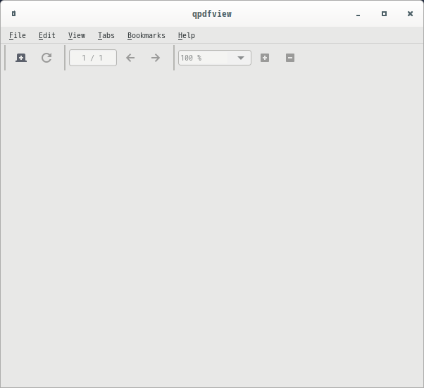 「antiX 19.4 Cinnamon」-「qpdfview」「起動直後」