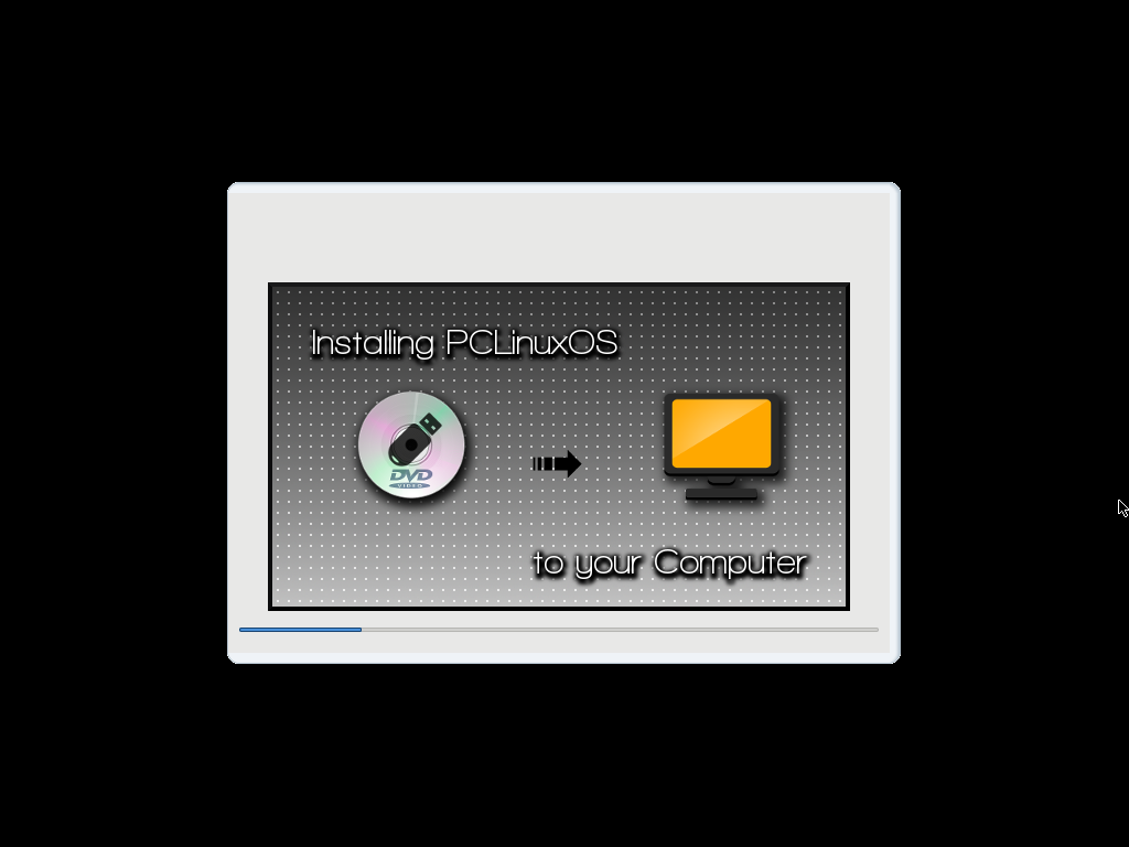 PCLinuxOS - 2018.06 - MATE - インストール - 進行中