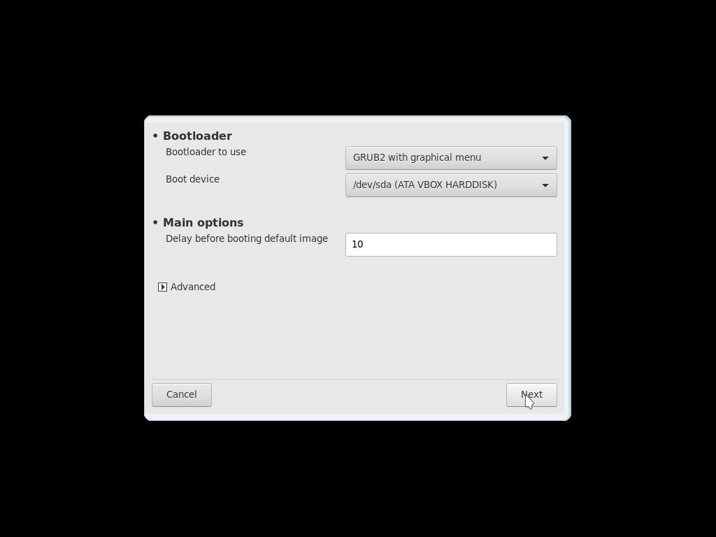 PCLinuxOS - 2018.06 - KDE - インストール - ブートローダ