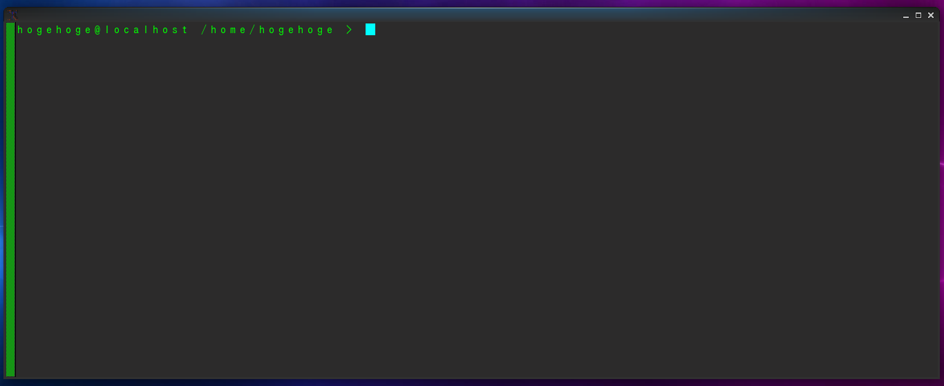 クリックでオリジナルのサイズで開きます 「PCLinuxOS 201909」-「デフォルトの xterm」