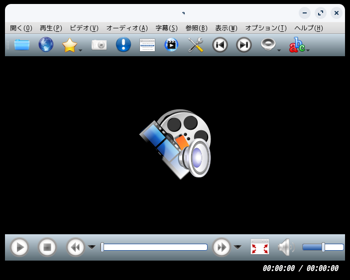 「Zorin OS 17 Core GNOME」-「SMPlayer」「起動直後」