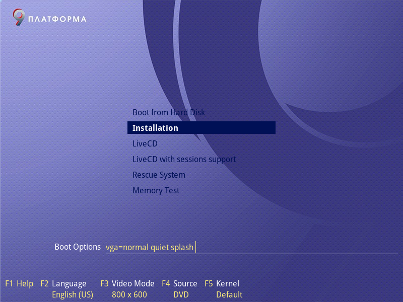 「ALT Linux  9.1」-「Installation」