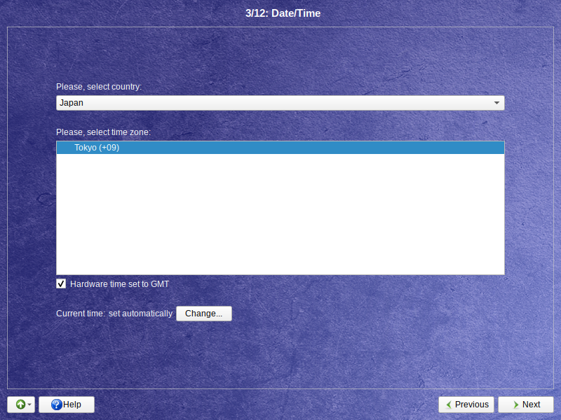 「ALT Linux  9.1」-「Date/Time」