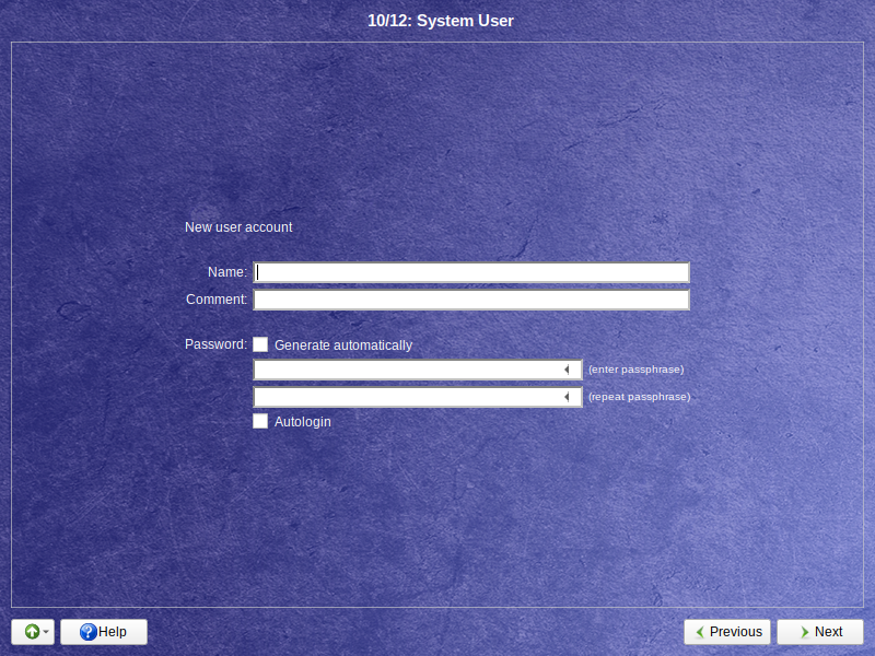 「ALT Linux  9.1」-「System User」