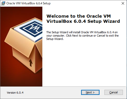 「VirtualBox 6.0.4 インストール」-「Setup Wizard」