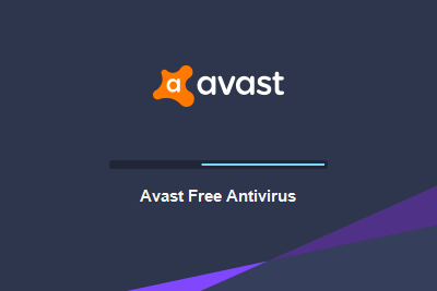 「Avast Free Antivirus」-「インストーラ起動中」