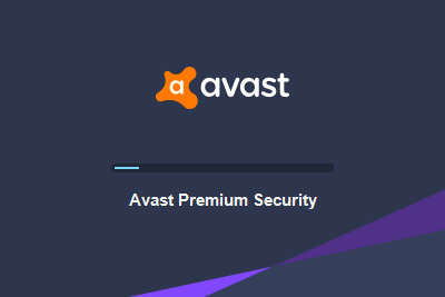 「Avast Free Antivirus」-「インストーラ起動中」
