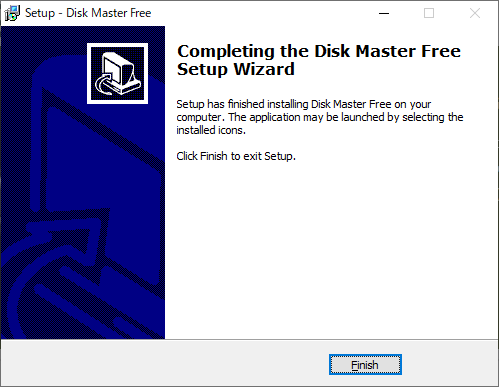 QILING Disk Master -「インストール」-「完了」