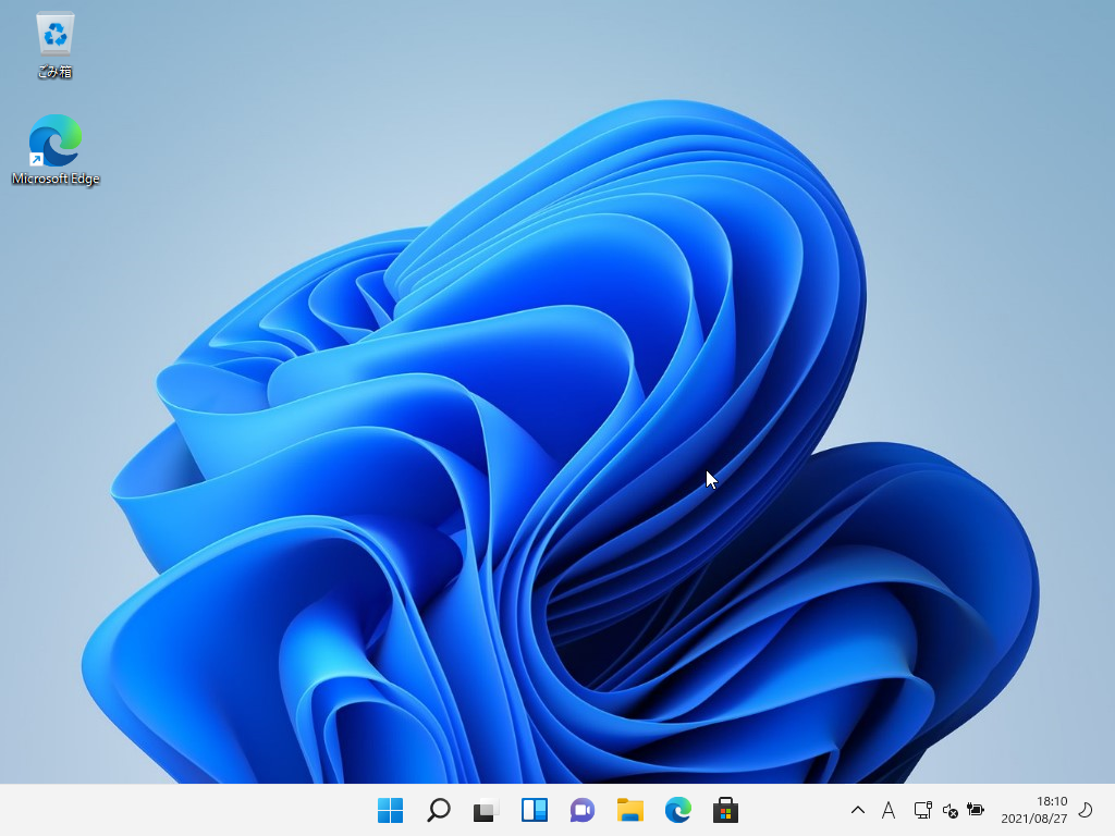 「Windows11 β」-「デスクトップ」