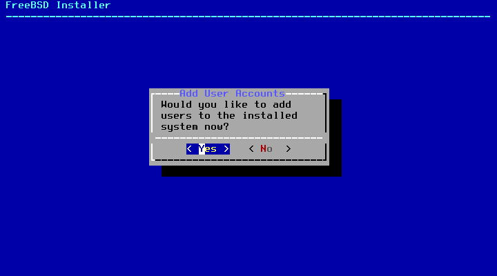 「FreeBSD 13.5 RELEASE」-「アカウント」