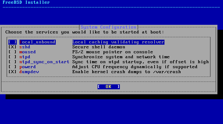 「FreeBSD 14.4 RELEASE」-「サービス」