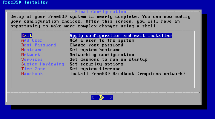 「FreeBSD 14.4 RELEASE」-「完了」