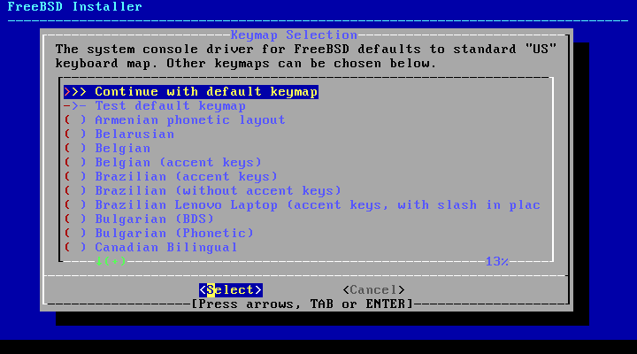 「FreeBSD 14.5 RELEASE」-「キーボード」