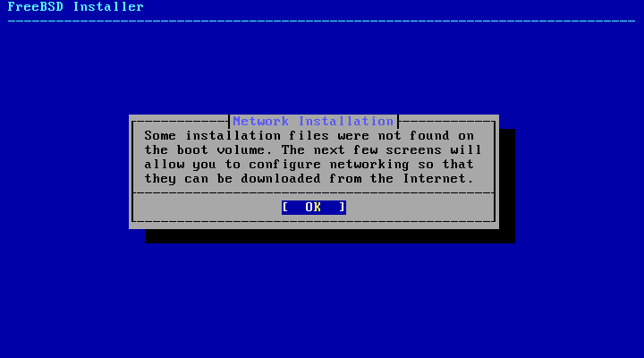 「FreeBSD 15.1 RELEASE」-「Network Installation」