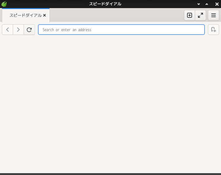 「Enlightenment FreeBSD 15.0」-「Midori」「起動直後」