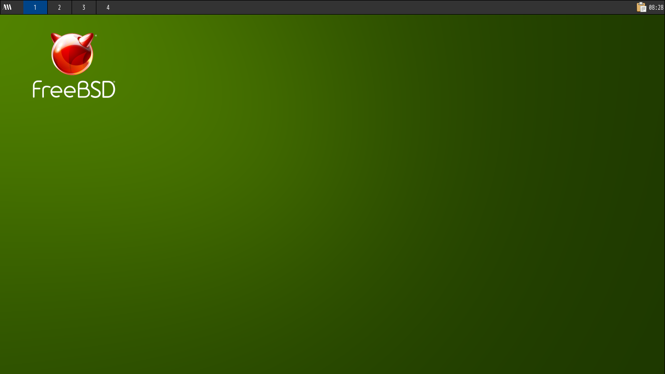 「JWM FreeBSD」-「nitroge」「壁紙変更後」