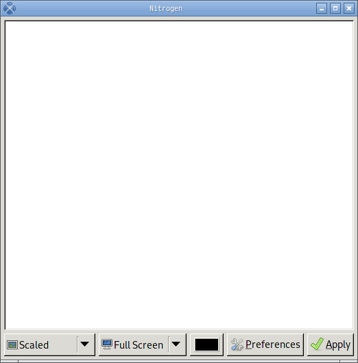 「nitrogen」-「起動直後」