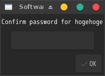 「GhostBSD 25.02 XFCE」-「認証」