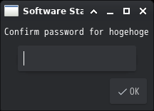 「GhostBSD 26.01 XFCE」-「認証」