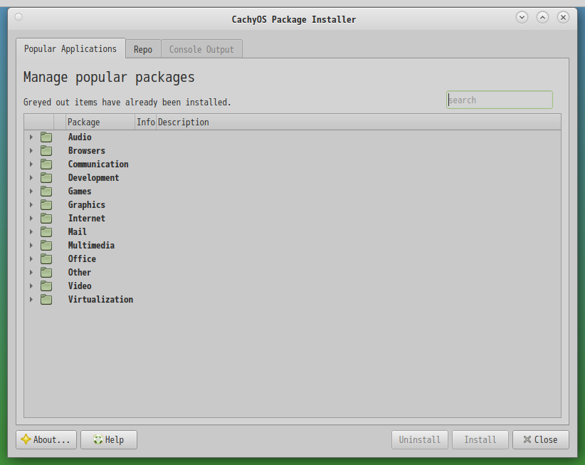 「CachyOS 251129 MATE」-「Pamac」「起動直後」